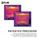 FLIR Thermal Imaging Camera, 400 °C Max Temperature, 160 x 120 Pixel Detector Resolution FLIR ONE PRO IOS (435-0006-03)