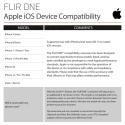 FLIR Thermal Imaging Camera, 400 °C Max Temperature, 160 x 120 Pixel Detector Resolution FLIR ONE PRO IOS (435-0006-03)