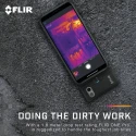FLIR Thermal Imaging Camera, 400 °C Max Temperature, 160 x 120 Pixel Detector Resolution FLIR ONE PRO IOS (435-0006-03)