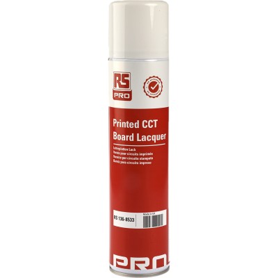 RS PRO Transparent Acrylic PCB Coating for Electrical Circuit Protection 400 ml Aerosol 136-8533