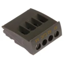 PR Electronics 5900 Series DIN Rail Terminal Block Black 2.5mm² Screw ATEX 5910_4142CJC44