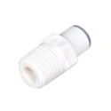 Legris Pneumatic Fitting LIQUIfit Series Male R 1/4 in Push-in 10mm Polymer 95°C 6505 10 13WP2