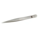 RS PRO 120mm Stainless Steel Fine, Straight Tweezer 136-9695
