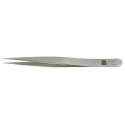 RS PRO 120mm Stainless Steel Fine, Straight Tweezer 136-9695