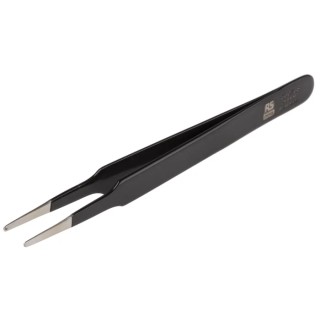 RS PRO 120mm Stainless Steel ESD Safe Tweezer 136-9768