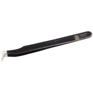 RS PRO 120mm Stainless Steel ESD Safe Tweezer 136-9779