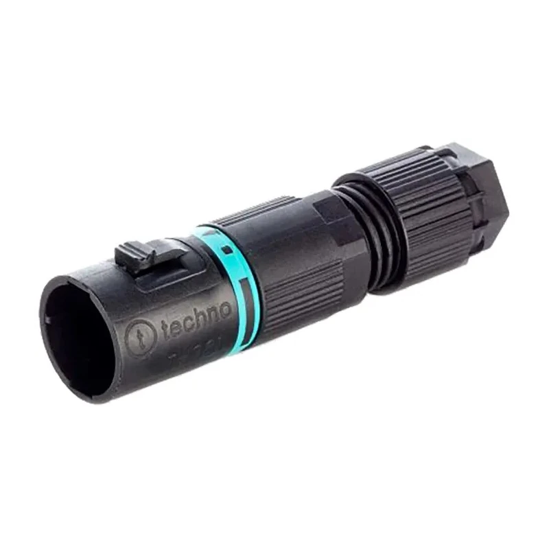 RS PRO TeePlug Series Cable Tee Plug Male Screw 2-Pole 10A 400V 1-Way IP68 136-9894