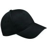 RS PRO Black Cotton Cap 137-0280, Adjustable Rip-Strap, 100% Cotton, Contemporary Style