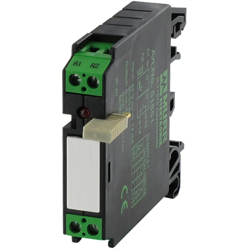 Murrelektronik Limited Electromechanical Interface Relay, DIN Rail Mount, 24V dc Coil, SPST Contact, 5A Switching 51851