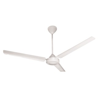 RS PRO 60 W Ceiling Fan, 12600 m³/h Air Flow, 1200 mm Blade Span, 240V AC, Reversible Electronic Controller 136-9560
