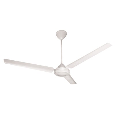 RS PRO 60 W Ceiling Fan, 12600 m³/h Air Flow, 1200 mm Blade Span, 240V AC, Reversible Electronic Controller 136-9560