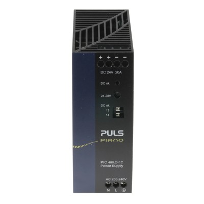 TRACOPOWER PIANO Switched Mode DIN Rail Power Supply 230V AC Input 28V DC, 20A Output, 480W PIC480.241C