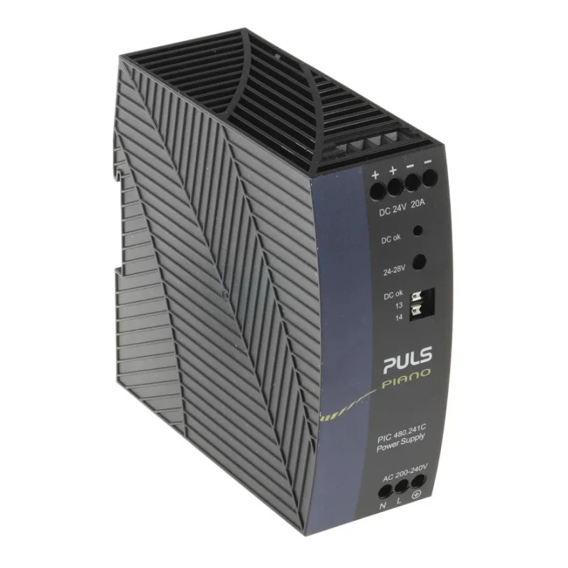 TRACOPOWER PIANO Switched Mode DIN Rail Power Supply 230V AC Input 28V DC, 20A Output, 480W PIC480.241C