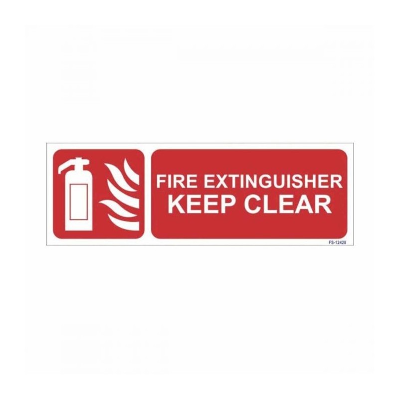 extinguisher-keep-clear-sign-21846