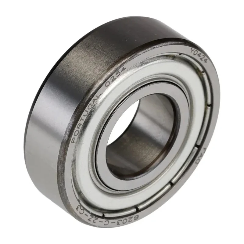 FAG Single Row Deep Groove Ball Bearing 17 mm ID 40 mm OD 12 mm Width, Double Shielded C3 Clearance 6203-C-2Z-C3
