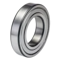 FAG Deep Groove Ball Bearing 60 mm ID, 110 mm OD, 22 mm Width, Double Shielded Steel Cage, C3 Clearance 6212-2Z-C3