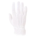 Portwest White Cotton Work Gloves Size 9 with Latex, Nitrile, Polyurethane, PVC Coating A080WHR