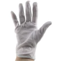 Portwest White Cotton Work Gloves Size 9 with Latex, Nitrile, Polyurethane, PVC Coating A080WHR