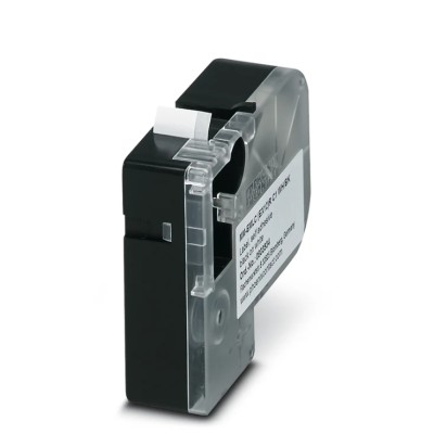Phoenix Contact Label Printer Tape cULus Certified, Self-Adhesive, Silver Black Imprint 0803934
