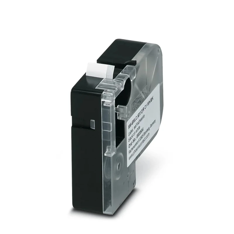 Phoenix Contact Label Printer Tape cULus Certified, Self-Adhesive, Silver Black Imprint 0803934