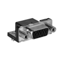 Amphenol Communications Solutions CD 15 Way Right Angle 2.285 mm Pitch Plug-in D-Sub Connector Female with ICD15S13E6GX00LF