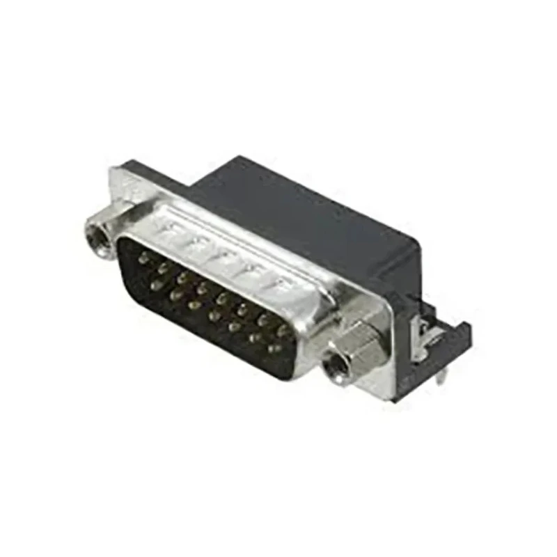 Amphenol Communications Solutions 15 Way Right Angle 2.74 mm Pitch Plug-in D-Sub Connector with Screw Male D15P33E6GX00LF