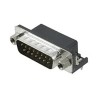 Amphenol Communications Solutions 15 Way Right Angle 2.74 mm Pitch Plug-in D-Sub Connector with Screw Male D15P33E6GX00LF