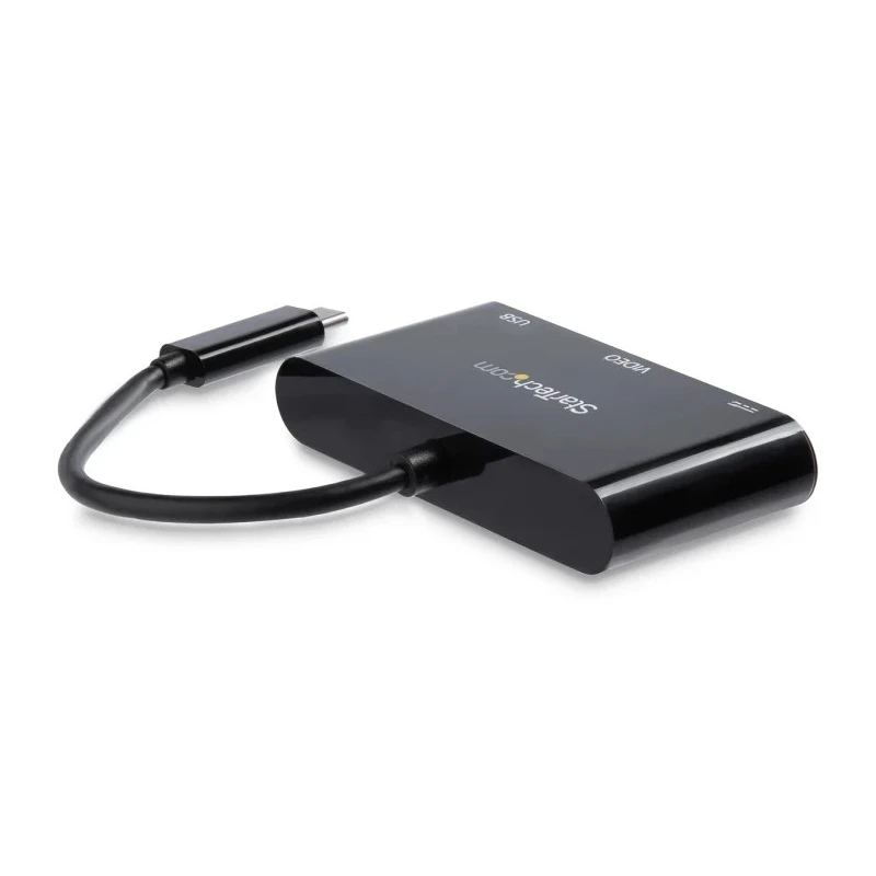 StarTech.com USB-C Docking Station with VGA 2048 x 1280 Pixel Resolution, USB 3.0 Port, Thunderbolt 3 Compatible CDP2VGAUACP
