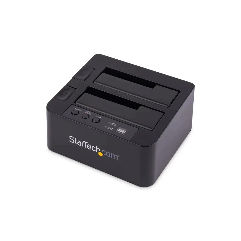 StarTech.com USB 2.5 inch, 3.5 inch Hard Drive Docking Station Dual Bay SATA III eSATA USB 3.0 147 x 132 x 70 mm SDOCK2U33RE