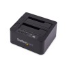 StarTech.com USB 2.5 inch, 3.5 inch Hard Drive Docking Station Dual Bay SATA III eSATA USB 3.0 147 x 132 x 70 mm SDOCK2U33RE