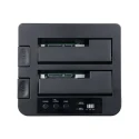 StarTech.com USB 2.5 inch, 3.5 inch Hard Drive Docking Station Dual Bay SATA III eSATA USB 3.0 147 x 132 x 70 mm SDOCK2U33RE