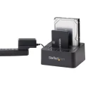 StarTech.com USB 2.5 inch, 3.5 inch Hard Drive Docking Station Dual Bay SATA III eSATA USB 3.0 147 x 132 x 70 mm SDOCK2U33RE