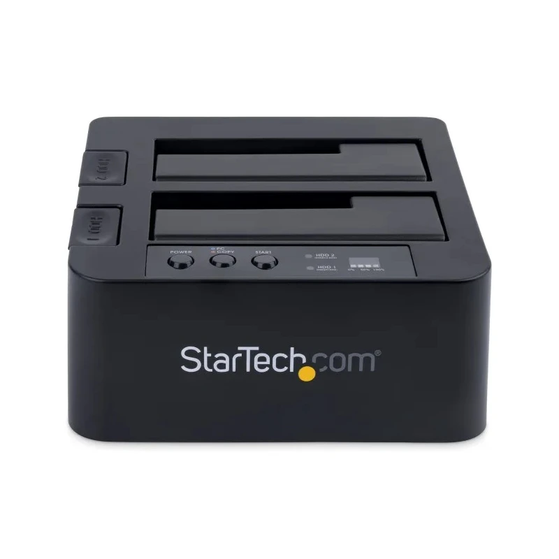 StarTech.com USB 2.5 inch, 3.5 inch Hard Drive Docking Station Dual Bay SATA III eSATA USB 3.0 147 x 132 x 70 mm SDOCK2U33RE