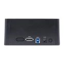 StarTech.com USB 2.5 inch, 3.5 inch Hard Drive Docking Station Dual Bay SATA III eSATA USB 3.0 147 x 132 x 70 mm SDOCK2U33RE