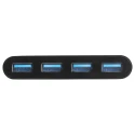 StarTech.com 4 Port USB 3.0 USB Hub, USB Bus Powered, 41 mm Width x 15 mm Height x 41 mm Depth HB30C4AB