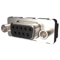 Amphenol Communications Solutions LD 9 Way Right Angle 2.74 mm Pitch Plug-in D-Sub Connector with Screw LD09S33E4GX00LF