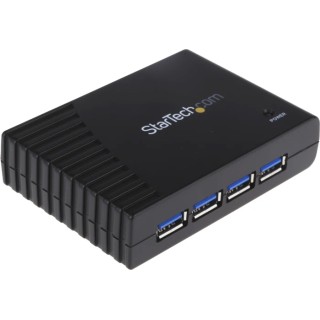 StarTech.com 4 Port USB 3.0 USB Hub AC Adapter Powered, Dimensions 95x68x23 mm ST4300USB3GB