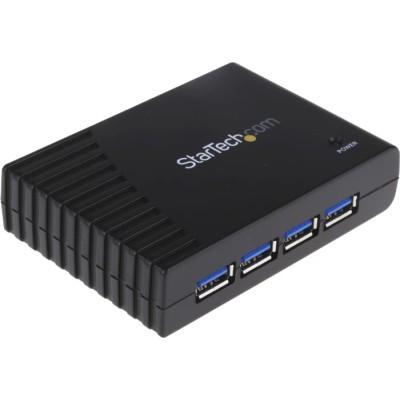 StarTech.com 4 Port USB 3.0 USB Hub AC Adapter Powered, Dimensions 95x68x23 mm ST4300USB3GB