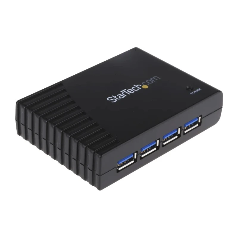 StarTech.com 4 Port USB 3.0 USB Hub AC Adapter Powered, Dimensions 95x68x23 mm ST4300USB3GB