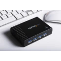StarTech.com 4 Port USB 3.0 USB Hub AC Adapter Powered, Dimensions 95x68x23 mm ST4300USB3GB