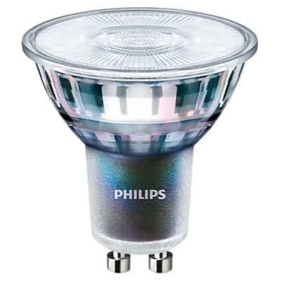 Philips Lighting MASTER LED ExpertColor LED Reflector Lamp 3.9W (35W Equivalent), 2700K Warm White, Dimmable, 220-240V GU10