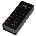 StarTech.com 7 Port USB 3.0 USB Hub with AC Adapter Powered Compact Design ST7300U3M