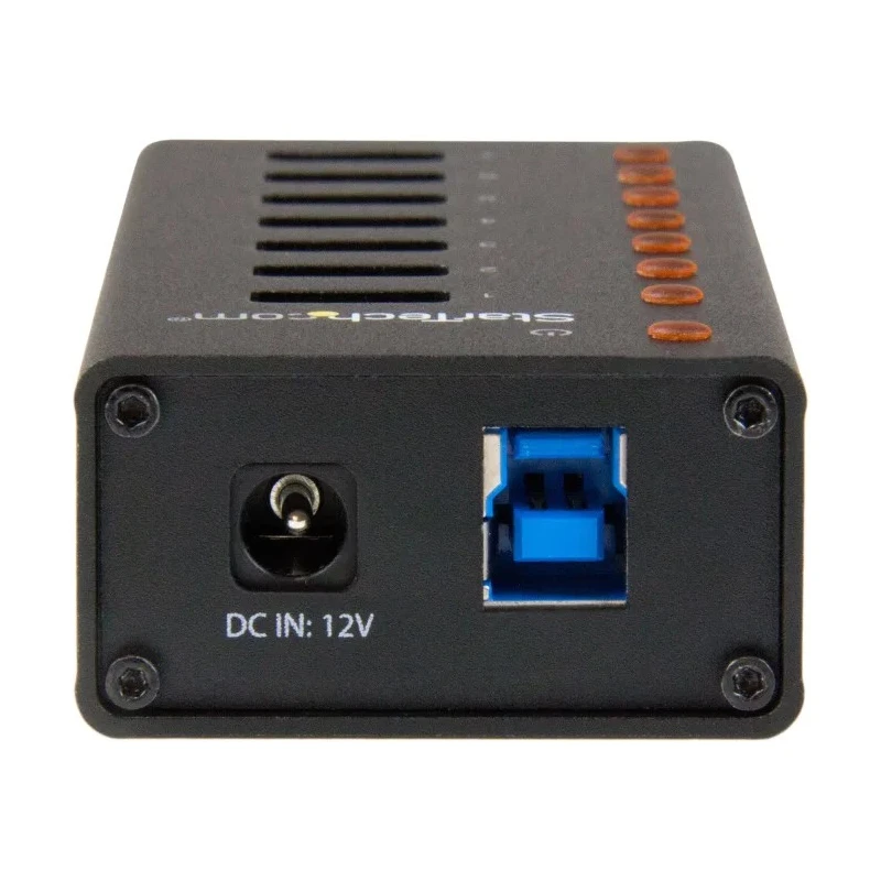 StarTech.com 7 Port USB 3.0 USB Hub with AC Adapter Powered Compact Design ST7300U3M