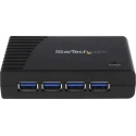 StarTech.com 4 Port USB 3.0 USB Hub AC Adapter Powered, Dimensions 95x68x23 mm ST4300USB3GB