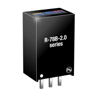 Recom Through Hole Switching Regulator 3.3V DC Output Voltage 2A Output Current 32V Maximum Input R-78B3.3-2.0