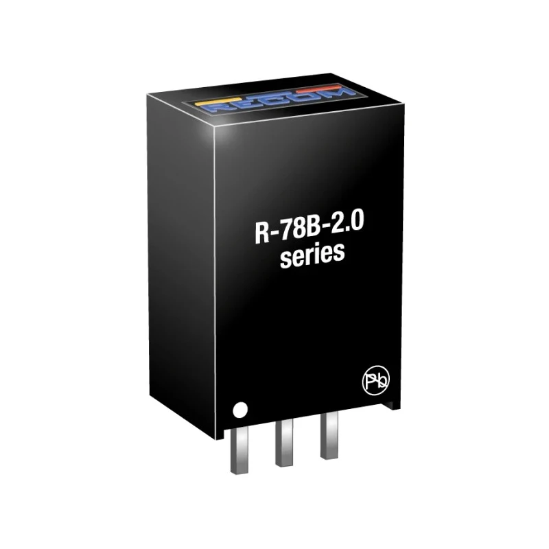 Recom Through Hole Switching Regulator 3.3V DC Output Voltage 2A Output Current 32V Maximum Input R-78B3.3-2.0