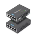 StarTech.com  RJ45 Ethernet Switch, 4 Ports, Full Duplex, 2Gbps Data Rate, 100m Transfer Distance, Steel Enclosure