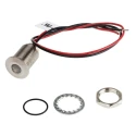RS PRO White Panel Mount Indicator with Lead Wire Termination, IP67 Flush Bezel, 10.8V DC, 13.2V DC, 20mA 139-3379