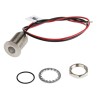 RS PRO White Panel Mount Indicator with Lead Wire Termination, IP67 Flush Bezel, 10.8V DC, 13.2V DC, 20mA 139-3379