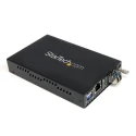 StarTech.com Gigabit LC RJ45 Single Mode Fibre Media Converter 2 Ports 40 km ET1000S40LC2